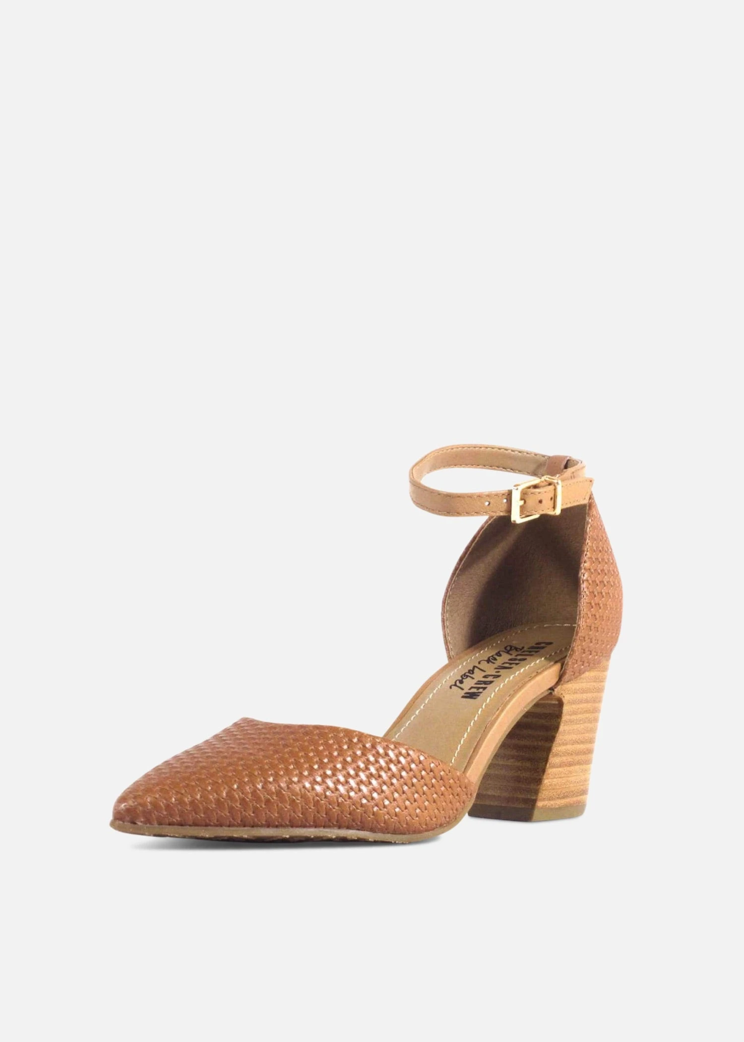 Chelsea Crew Miracle Woven Leather Block Heels – Pointy Toe Vintage Style Pumps 12 Chelsea Crew Miracle Woven Leather Block Heels – Pointy Toe Vintage Style Pumps - Image 10