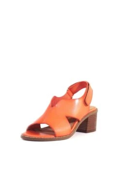 Chelsea Crew Olga Slingback Sandals – Vintage Triangular Cutout Block Heel Heels 23 Chelsea Crew Olga Slingback Sandals – Vintage Triangular Cutout Block Heel Heels -ModCloth OLGA PU CHELSEACREW ORANGE 01 b2a6c009 f253 4f5a 8381 88ef18cff000