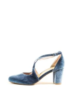 Oren Velvet Mary Jane Heels -ModCloth OREN VELV CHELSEACREW BLUE 02 1 c31c8aa0 9299 4574 91b7 88f372e57e07