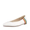 Pammy Rainbow Ballet Flats -ModCloth PAMMY WHITEPU 1 1