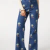 Retro Flora Flare Jean -ModCloth PGFV441 653 2