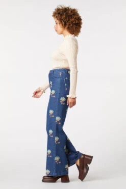 Retro Flora Flare Jean -ModCloth PGFV441 653 3