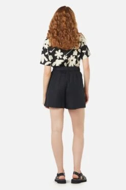 Rory High-Waisted Linen Blend Belted Shorts - A-Line Summer Style 19 Rory High-Waisted Linen Blend Belted Shorts - A-Line Summer Style -ModCloth PGFW264 001 4