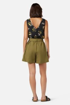 Rory High-Waisted Linen Blend Belted Shorts - A-Line Summer Style 15 Rory High-Waisted Linen Blend Belted Shorts - A-Line Summer Style -ModCloth PGFW264 031 4