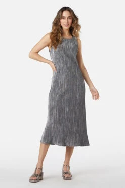 Princess Highway Paris Glitter Dress in Rose - Metallic Crinkle Midi Dress 25 Princess Highway Paris Glitter Dress in Rose - Metallic Crinkle Midi Dress -ModCloth PGFW274 044 2