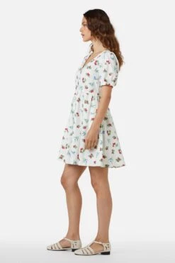 Berry Button Down Dress -ModCloth PGFX005 020 3