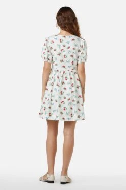 Berry Button Down Dress -ModCloth PGFX005 020 4