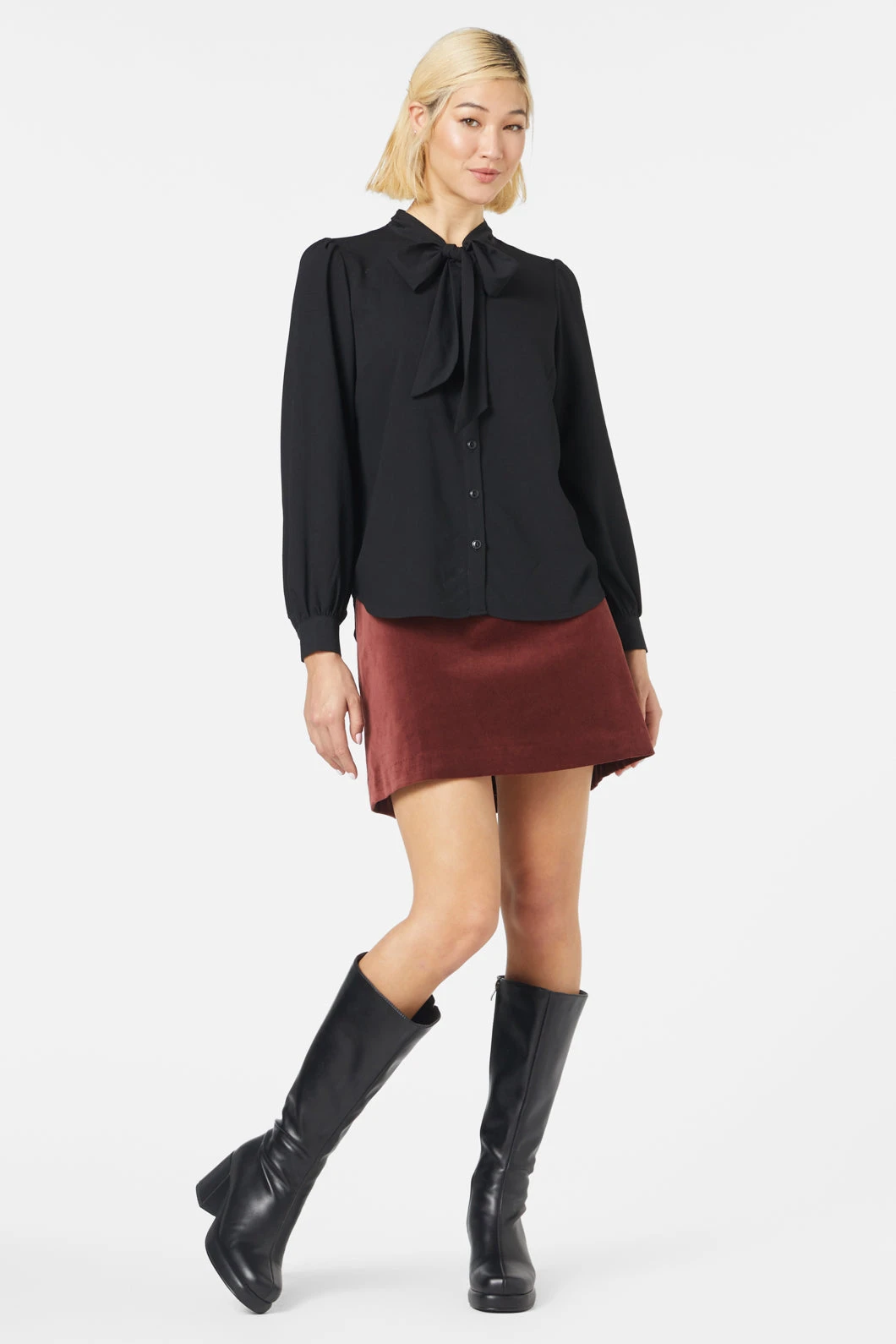 Princess Highway Sunday Blouse - Vintage Pussy Bow Puff Sleeve Top 4 Princess Highway Sunday Blouse - Vintage Pussy Bow Puff Sleeve Top - Image 2