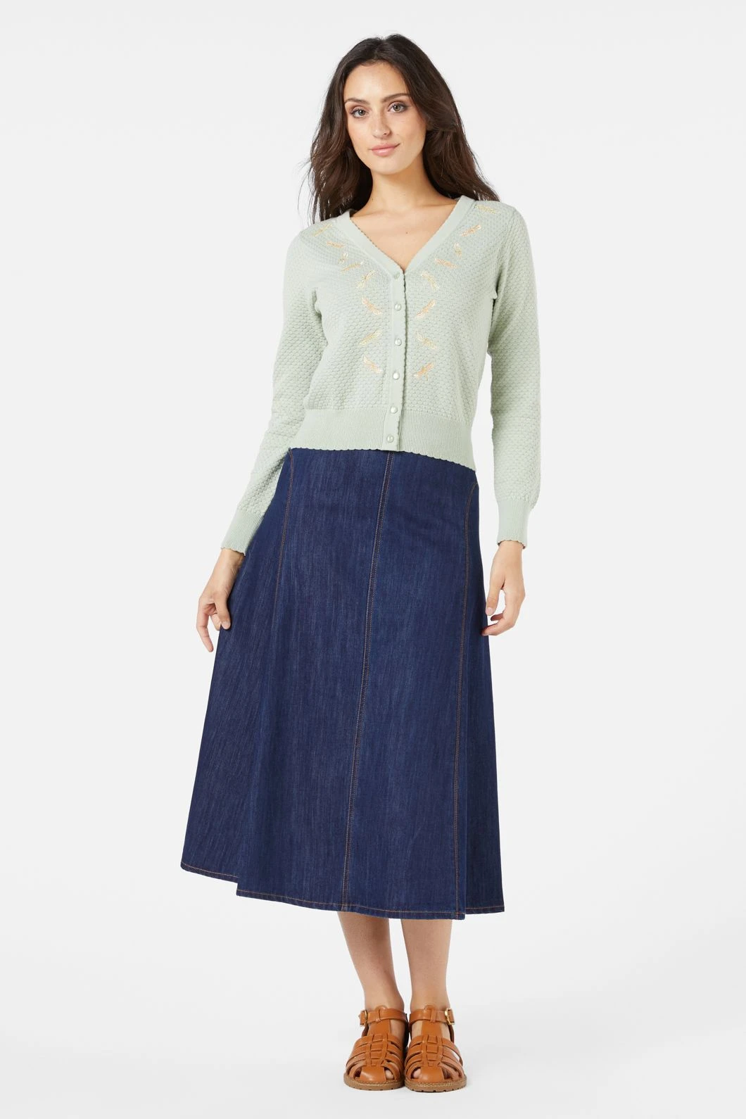 Dragonfly Embroidered Cardigan 4 Dragonfly Embroidered Cardigan - Image 2