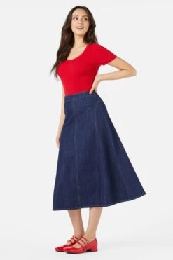 Becca Midi Skirt 9 Becca Midi Skirt -ModCloth PGFY306 653 3