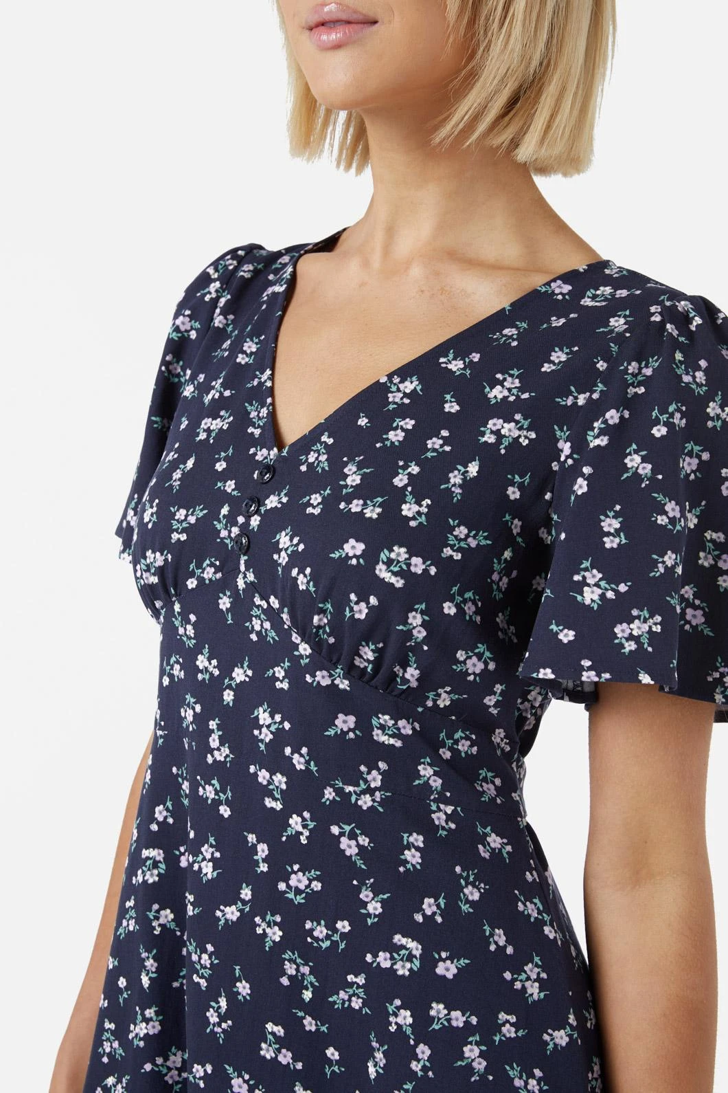 Lila Ditsy Mini Dress 8 Lila Ditsy Mini Dress - Image 6