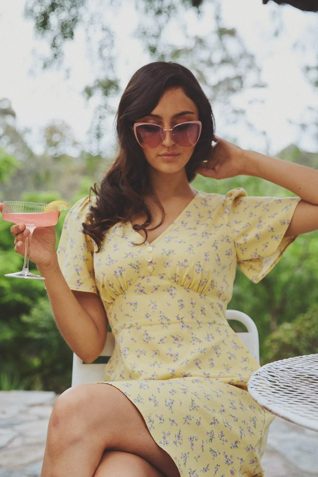 Lila Ditsy Mini Dress 3 Lila Ditsy Mini Dress