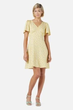 Lila Ditsy Mini Dress 20 Lila Ditsy Mini Dress -ModCloth PGFY483 008 2