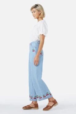 Cherry Embroidered Jean -ModCloth PGFY535 157 3