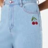Cherry Embroidered Jean -ModCloth PGFY535 157 5