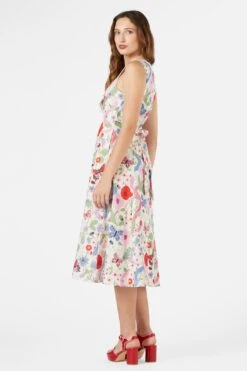 Luna Snake Print Midi Dress – Elegant Animal Print Sleeveless Midi Dress -ModCloth PGFZ007 020 4