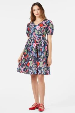 Luna Snake Print Sleeveless Midi Dress – Sophisticated Animal Pattern Cocktail Dress 8 Luna Snake Print Sleeveless Midi Dress – Sophisticated Animal Pattern Cocktail Dress -ModCloth PGFZ010 006 1