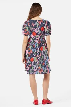 Luna Snake Print Sleeveless Midi Dress – Sophisticated Animal Pattern Cocktail Dress 9 Luna Snake Print Sleeveless Midi Dress – Sophisticated Animal Pattern Cocktail Dress -ModCloth PGFZ010 006 4