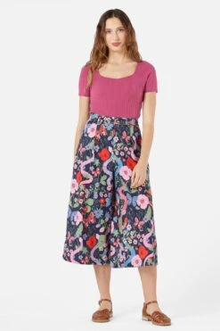 Luna Exotic Snake Print Skort – Textured Animal Pattern Wrap Mini 8 Luna Exotic Snake Print Skort – Textured Animal Pattern Wrap Mini -ModCloth PGFZ011 006 2