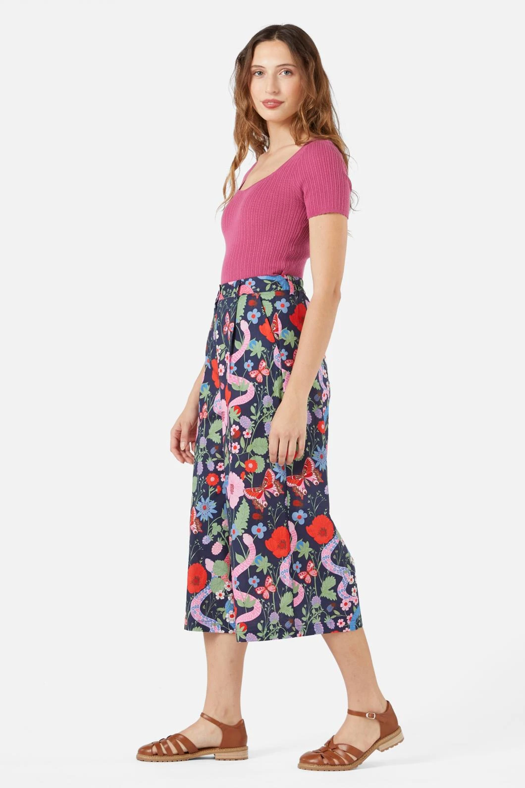 Luna Exotic Snake Print Skort – Textured Animal Pattern Wrap Mini 4 Luna Exotic Snake Print Skort – Textured Animal Pattern Wrap Mini - Image 2