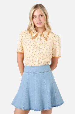 Holly Short Sleeve Blouse