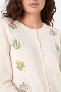 Lattice Embroidered Cardigan -ModCloth PGFZ146 020 24