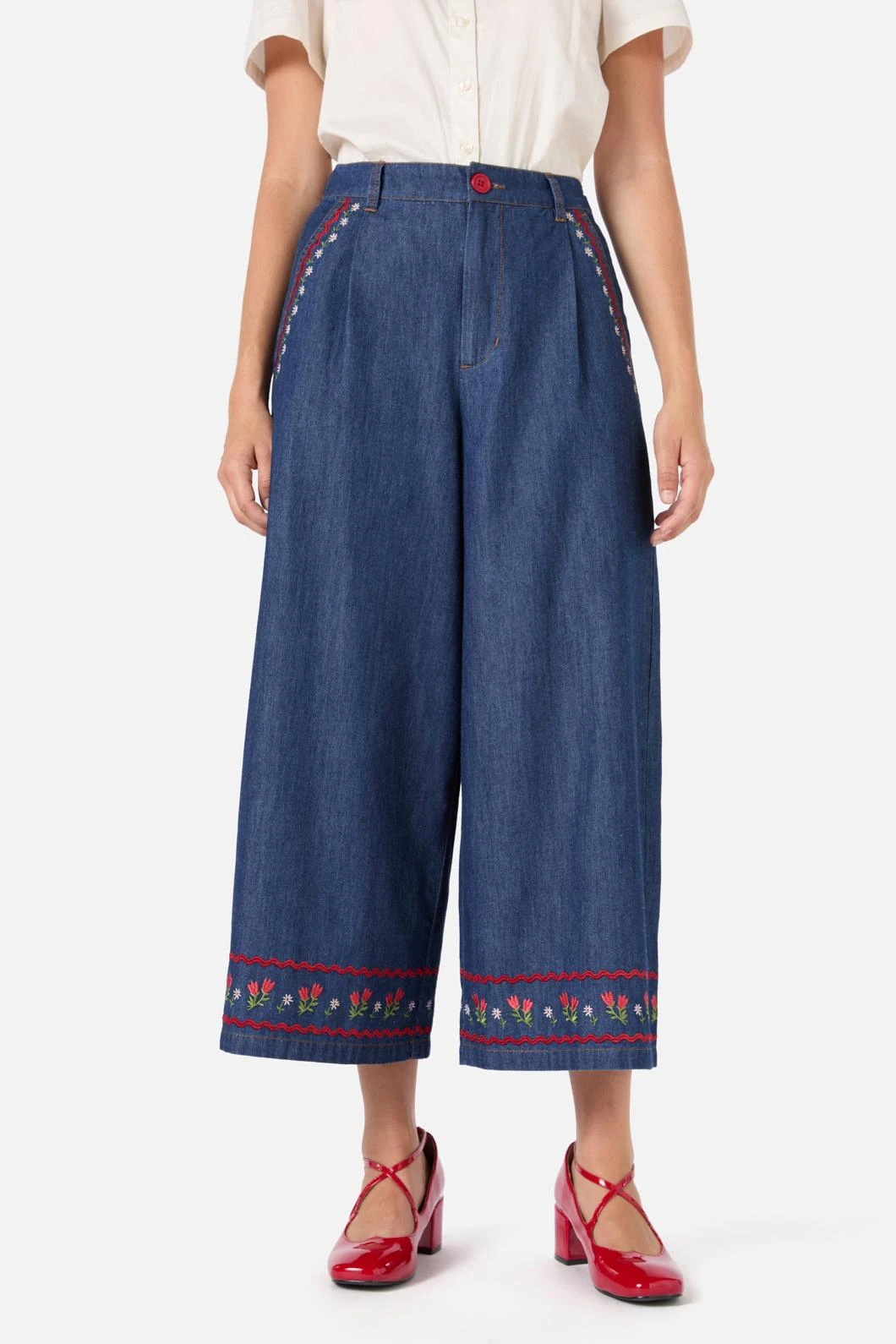 Meadow Embroidered Culotte 3 Meadow Embroidered Culotte