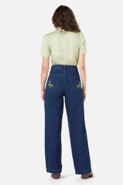 Flower Child Embroidered Jean -ModCloth PGFZ169 420 24