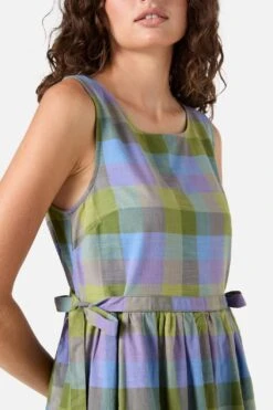 Princess Highway Maxine Olive & Lilac Check Midi Dress – Sleeveless Cotton Gingham Style 11 Princess Highway Maxine Olive & Lilac Check Midi Dress – Sleeveless Cotton Gingham Style -ModCloth PGFZ175 031 24