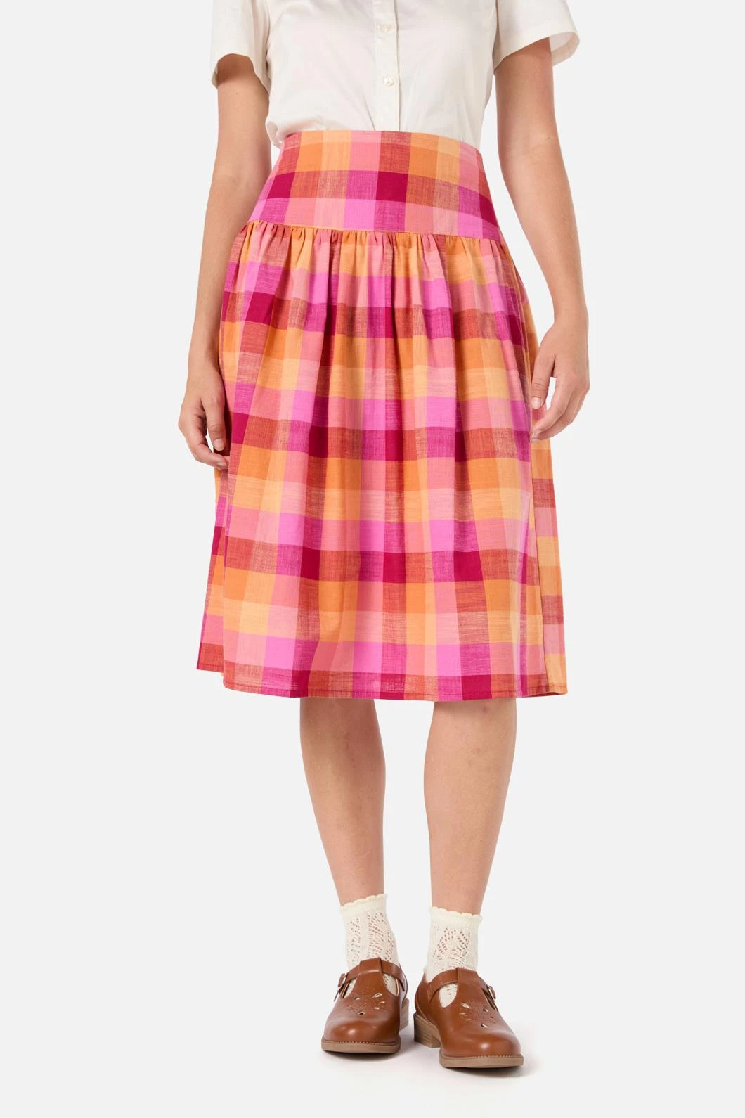 Maxine Check Midi Skirt 3 Maxine Check Midi Skirt