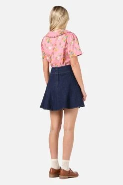 Chickens Short Sleeve Blouse -ModCloth PGFZ181 007 15