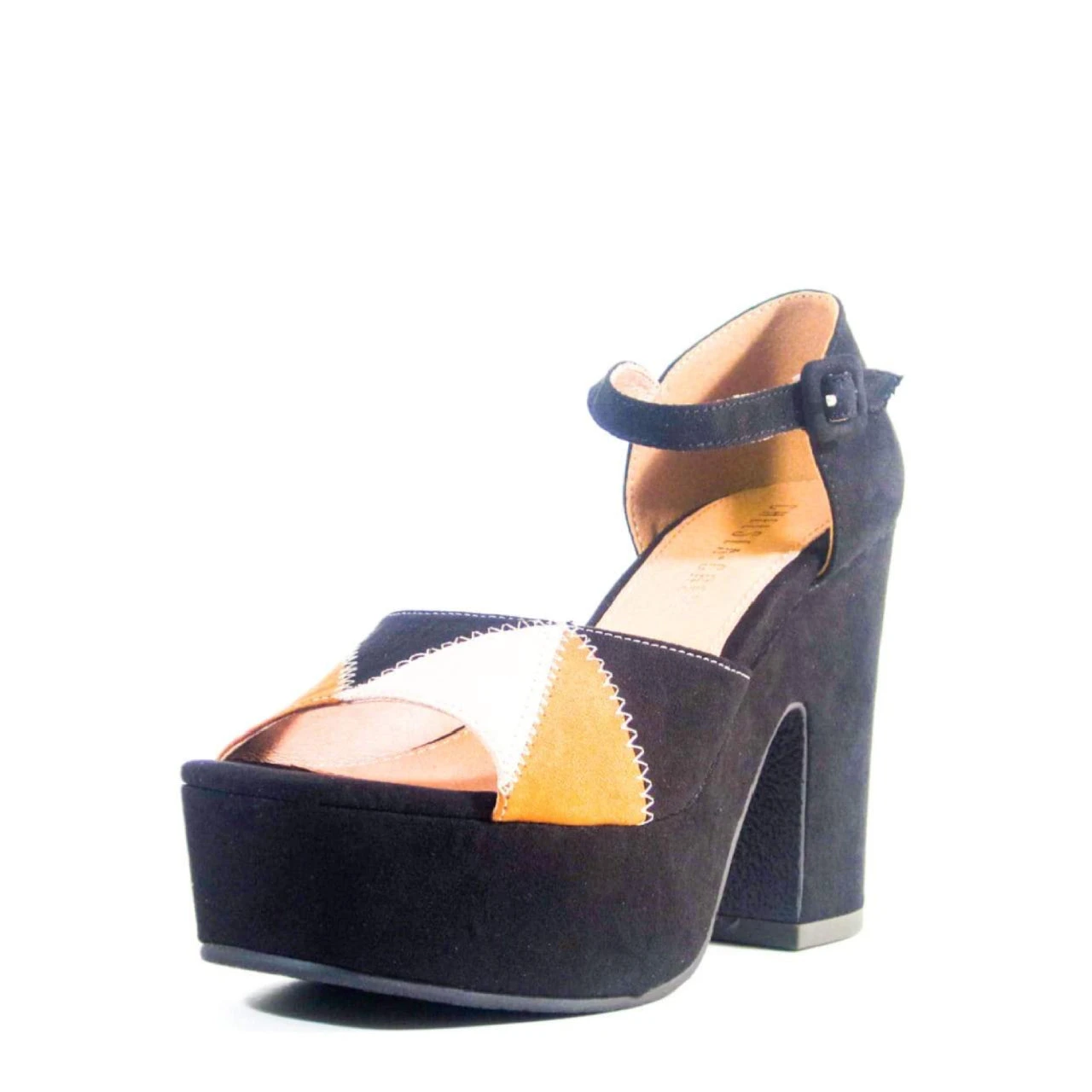 Quilted Patchwork Platform Heels 5 Quilted Patchwork Platform Heels - Image 3