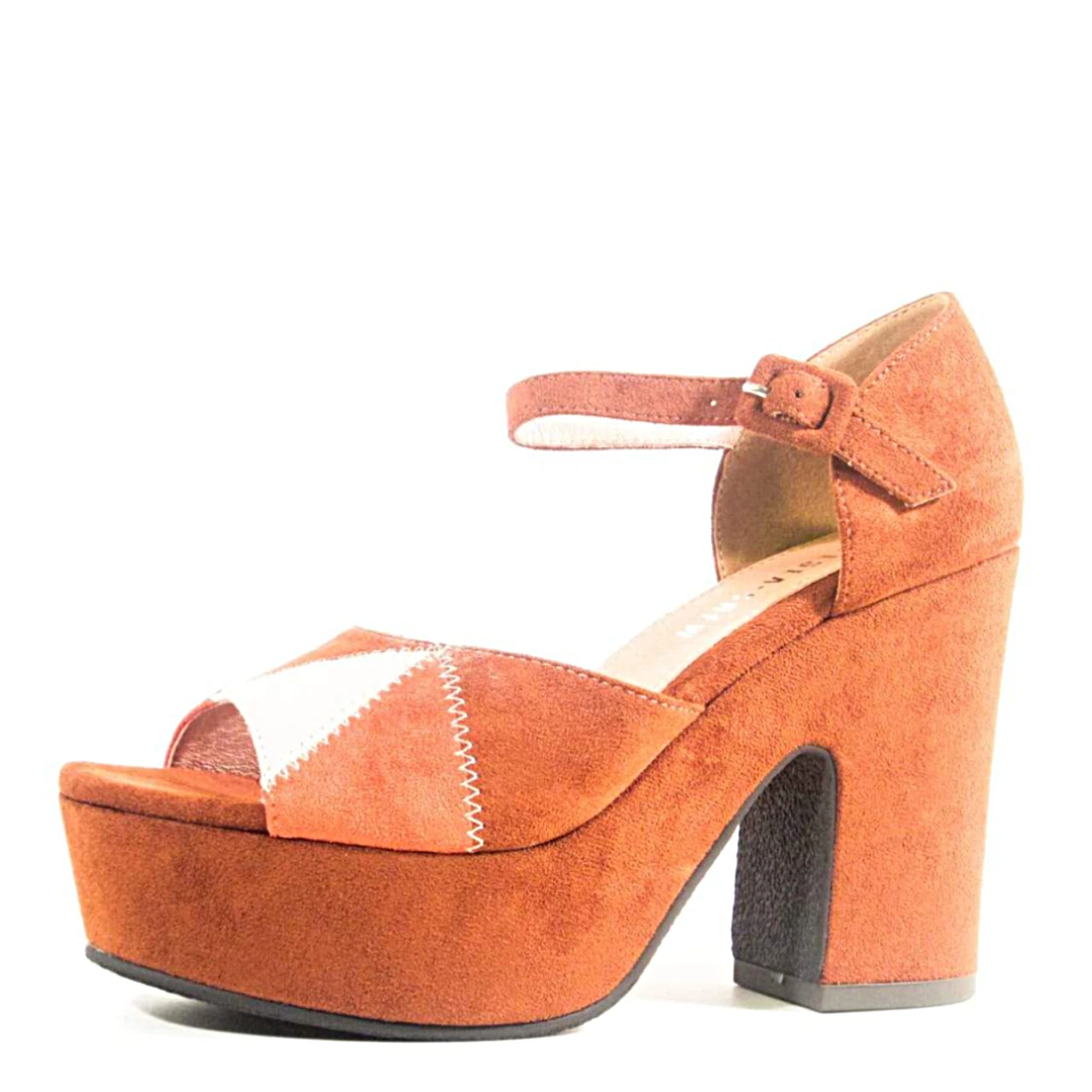 Quilted Patchwork Platform Heels 3 Quilted Patchwork Platform Heels