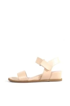 Chelsea Crew Ricardo Faux-Leather Mini Wedge Comfort Sandals -ModCloth RICARDO CHELSEACREW TAN 02 29cb24b2 e49d 47ce aede 265eb1135c6c