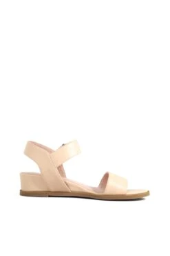 Chelsea Crew Ricardo Faux-Leather Mini Wedge Comfort Sandals -ModCloth RICARDO CHELSEACREW TAN 04 d9ec22f5 73bf 4e5a bfb2 a84032abdd41