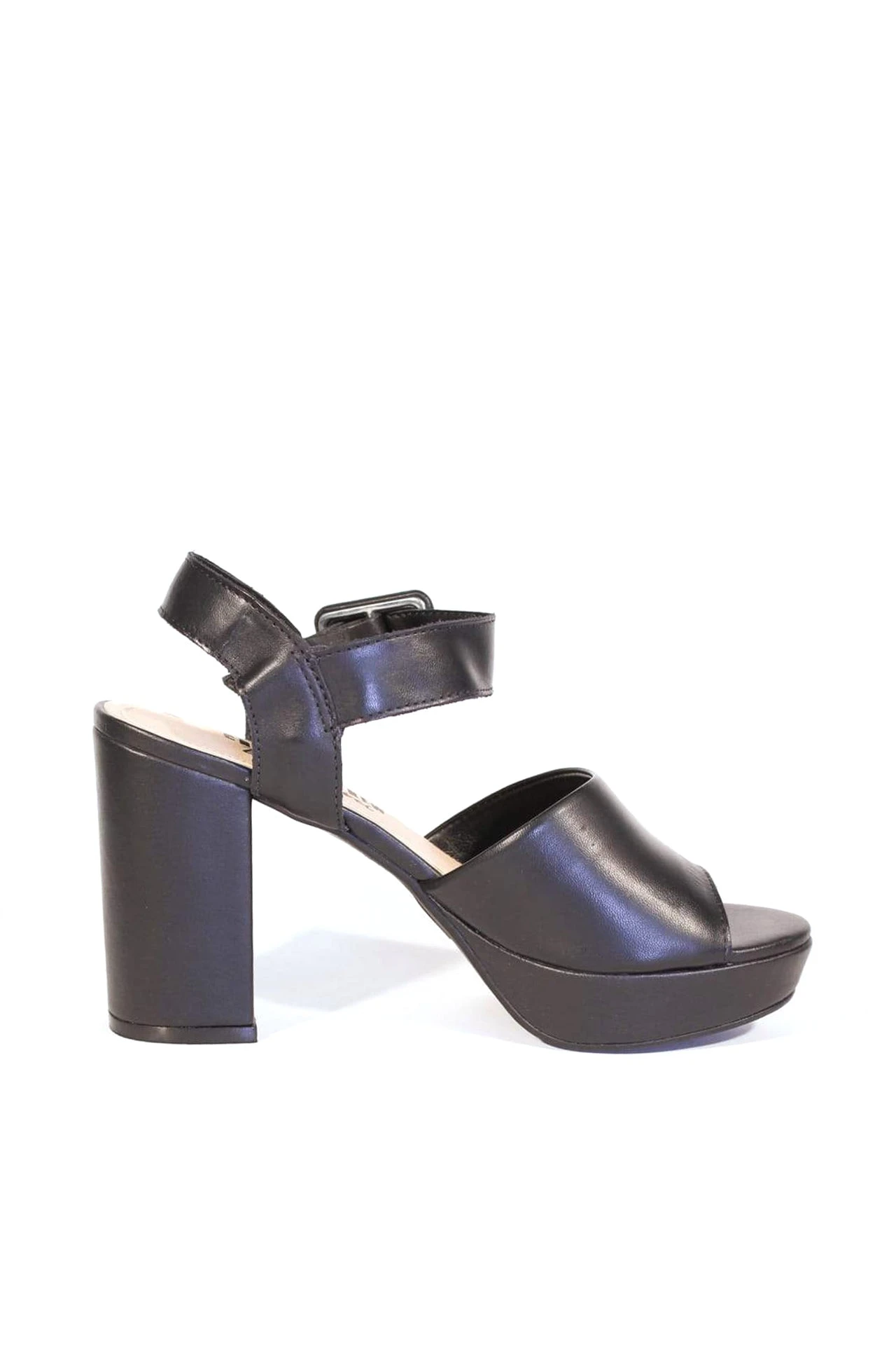 Chelsea Crew Rose Black Leather Retro 1970s Chunky Platform Heels 4 Chelsea Crew Rose Black Leather Retro 1970s Chunky Platform Heels - Image 2