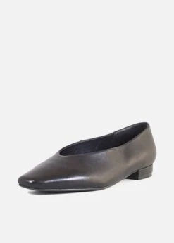 Chelsea Crew Slick Leather Ballet Flats – Elegant Low Heel Slip-On Shoes -ModCloth SLICK BLACK 1 c73d6cf1 2997 4da0 902c 38e1a8a59475