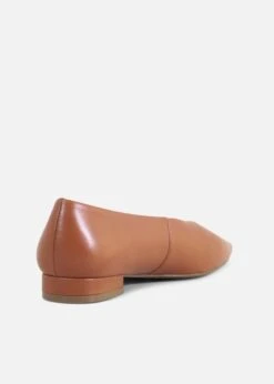 Chelsea Crew Slick Leather Ballet Flats – Elegant Low Heel Slip-On Shoes -ModCloth SLICK TAN 4 7c5802f6 f88c 4a64 9abe e0d04fb7211e