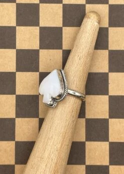 Ace Of Spades White Quartz Ring 7 Ace Of Spades White Quartz Ring -ModCloth SPDWHT57RNG WHITE 2