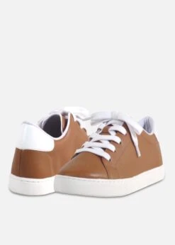 U-Turn Tennis Sneakers -ModCloth UTURN TANWHT 4 c19b0bf5 8caa 4c80 820f e3df87045df3