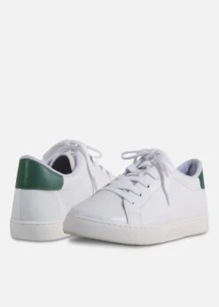 U-Turn Tennis Sneakers -ModCloth UTURN WHITEGREEN 1 7e5ac988 6251 4cec 8434 bc895d02d6a6
