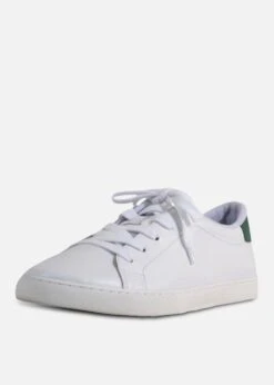 U-Turn Tennis Sneakers -ModCloth UTURN WHITEGREEN 2 173172be ff53 40d8 b7cf 5fd748017d09
