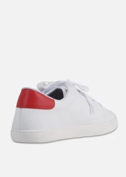 U-Turn Tennis Sneakers -ModCloth UTURN WHITERED 3 7e696da7 16c2 40e2 929c c227b98c044c