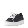 Chelsea Crew Uganda Two-Tone Leather Platform Sneakers – Comfortable Lace-Up Tennis Shoes -ModCloth Ugandablack1 webp