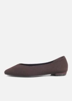 Chelsea Crew Black Flight Knit Ballet Flats – Stretchy Breathable Pointed Toe Slip-On -ModCloth Untitleddesign 45