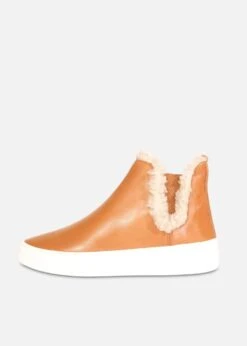 Winston Shearling Detail Sneakers -ModCloth WINSTON LEA CCBL TAN 03 ddbab517 627d 4b59 bf09 aa26331e883a