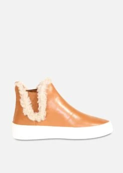 Winston Shearling Detail Sneakers -ModCloth WINSTON LEA CCBL TAN 04 8346d84e d62e 406d a924 fa217303ba7a