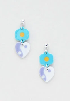 No Brand Yin-Yang Love Thang Dangle Earrings