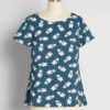 Delightful Demeanor Short Sleeve Blouse -ModCloth d6a1f9505402039d453e072c10cef9f7
