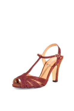 Diana Silver & Black Metallic Sparkly T-Strap Heels – Retro Peep Toe 4 Inch Heel -ModCloth diana fab chelsea crew chelsea crew